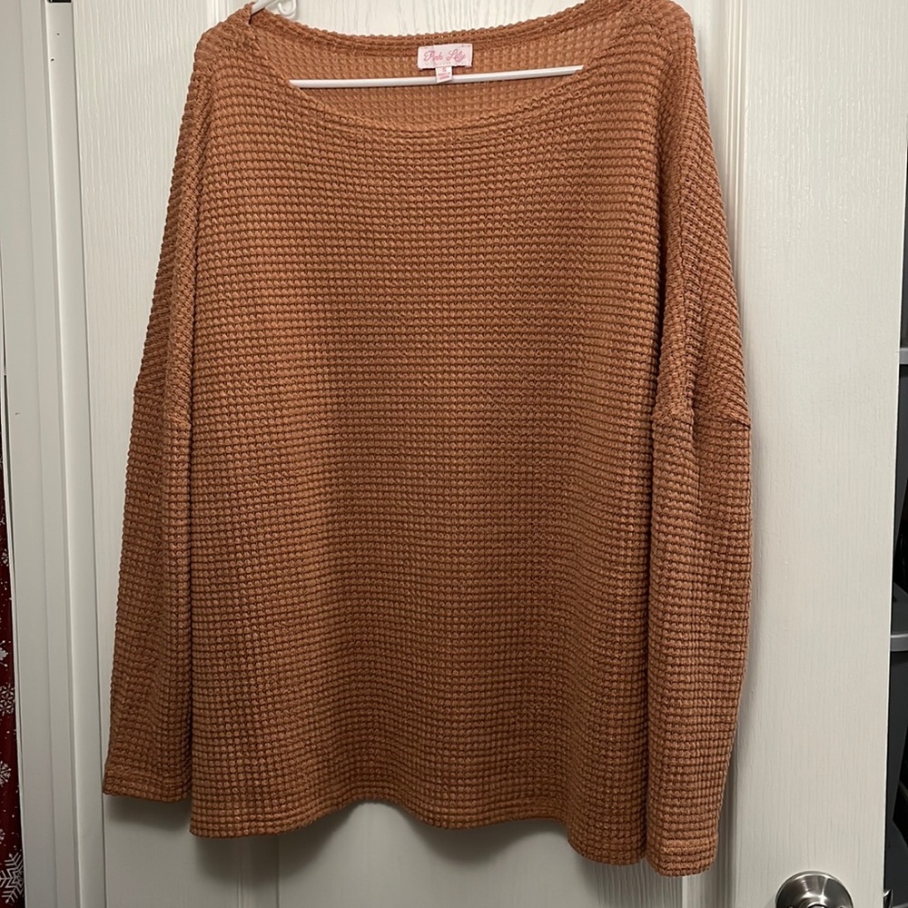 Pink Lily, Small, Cognac